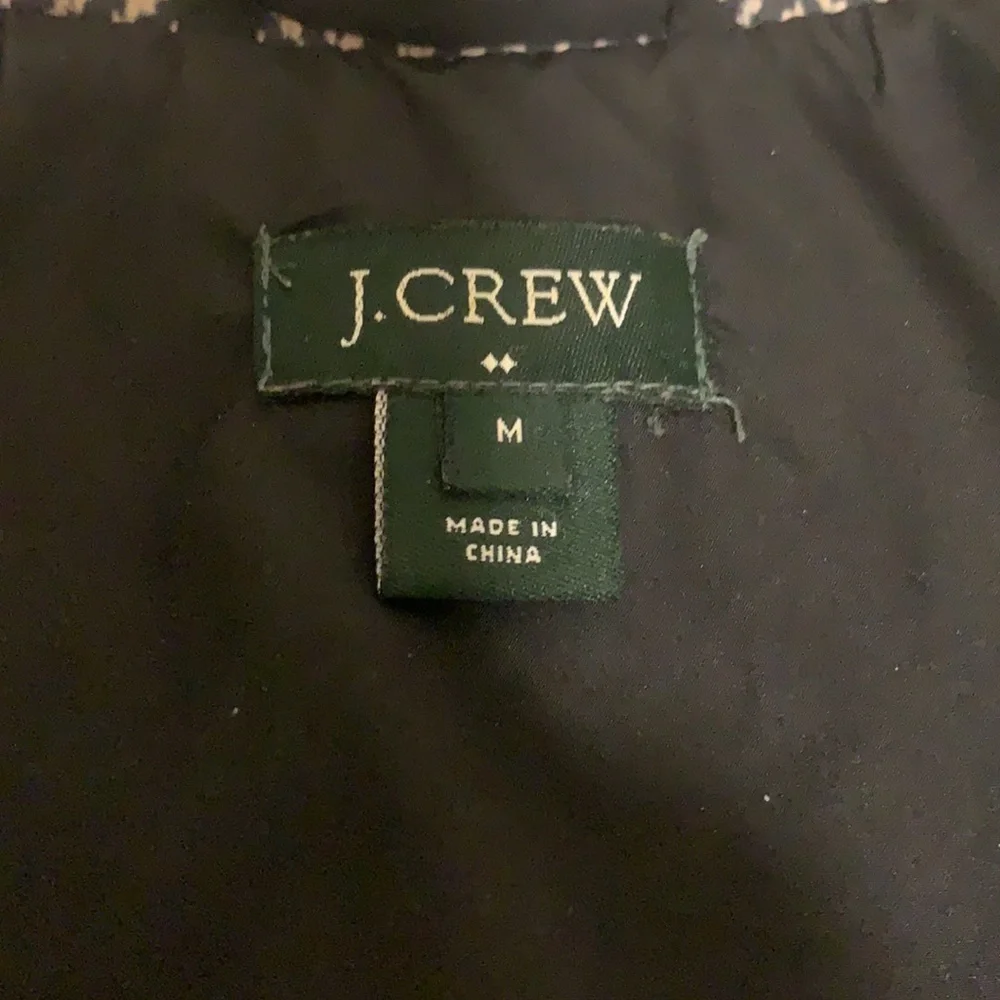 J Crew Excursion Herringbone Down Vest